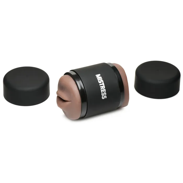Mistress Double Shot Mini Masturbator Ass Mouth Dark Mistress Male Sex Toys Mistress Double Shot Mini Masturbator Ass Mouth Dark Mistress Male Sex Toys
