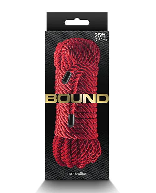 Bound Rope 25ft Red Bound Vibrators Bound Rope 25ft Red Bound Vibrators