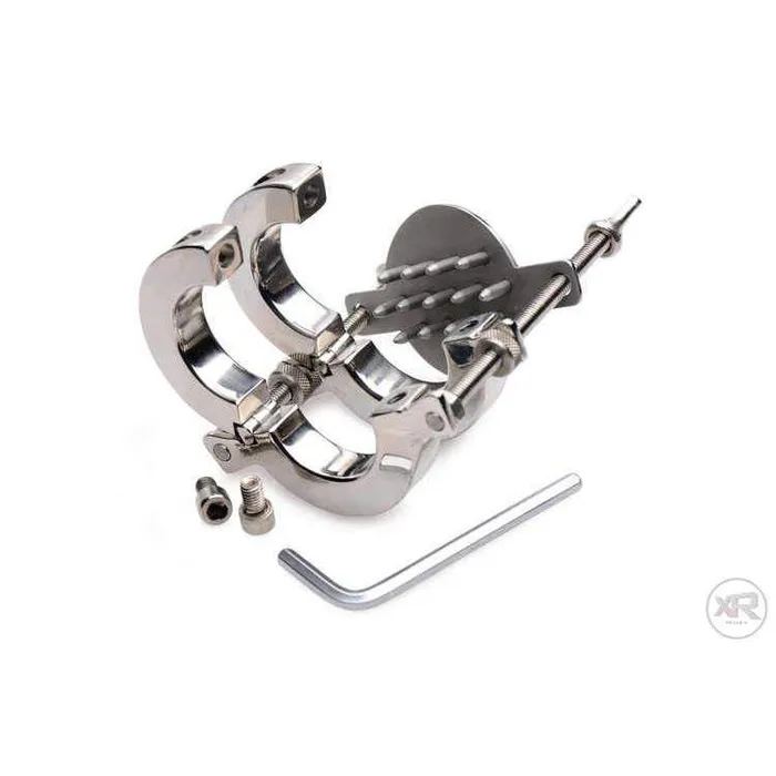 Male Sex Toys Stainless Steel Spiked CBT Ball Stretcher and Crusher Master Series