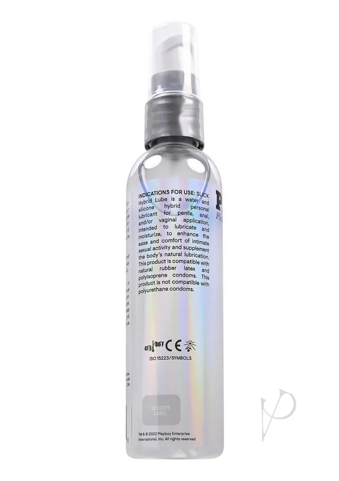 Playboy Slick Hybrid Lubricant 4oz Playboy Lubricants