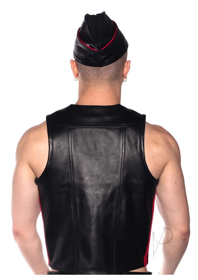 Prowler Red Anal Prowler RED Waistcoat Stripe Large BlackRed