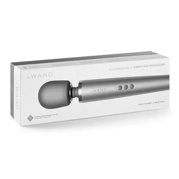 Le Wand Vibrators Le Wand Grey Rechargeable Massager Le Wand Vibrators Le Wand Grey Rechargeable Massager