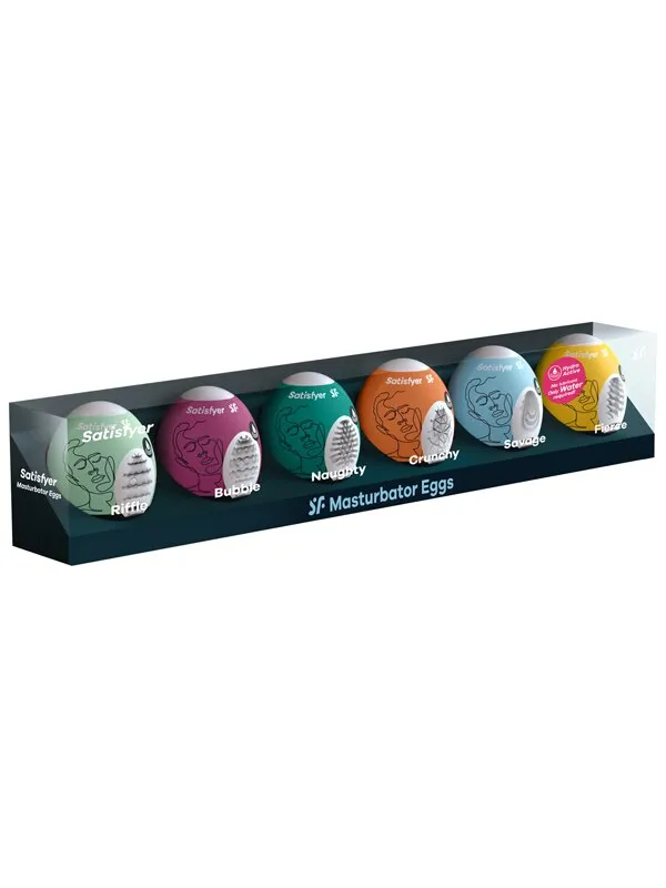 Male Sex Toys Satisfyer Satisfyer Masturbator Eggs Set Of 6 Male Sex Toys Satisfyer Satisfyer Masturbator Eggs Set Of 6