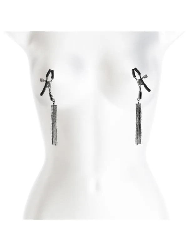 Nipple Clitoral Toys NS Novelties Bound Nipple Clamps D2 Gunmetal Nipple Clitoral Toys NS Novelties Bound Nipple Clamps D2 Gunmetal
