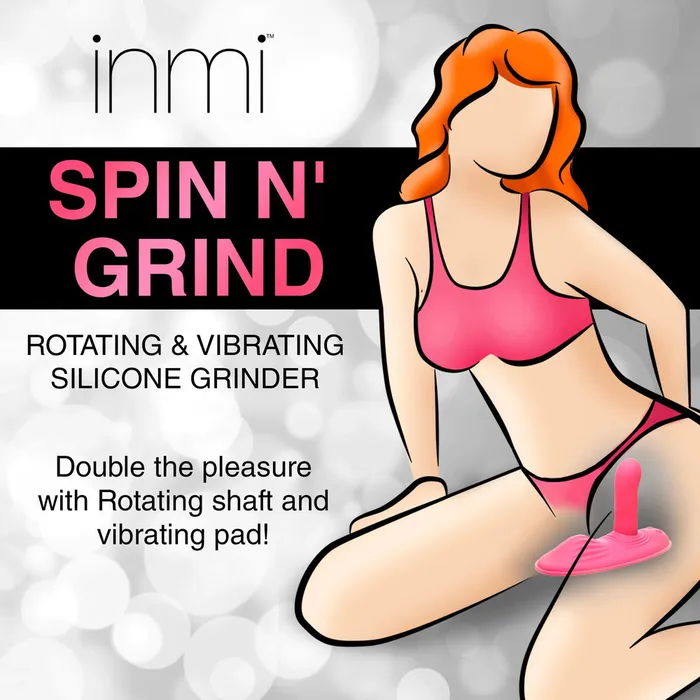 XR Brands INMI Spin N Grind Rotating and Vibrating Grinder Vibrators