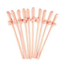 Bachelorette Party Favors Dicky Sipping Straws Windsor Vibrators