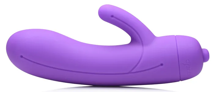 Curve Toys Vibrators 7X Lil Smoothie Mini Silicone Rabbit Vibe Violet
