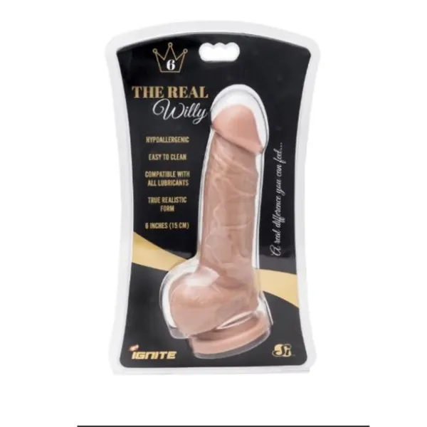 OSAS Dildos The Real Willy 6in Dildo Vanilla
