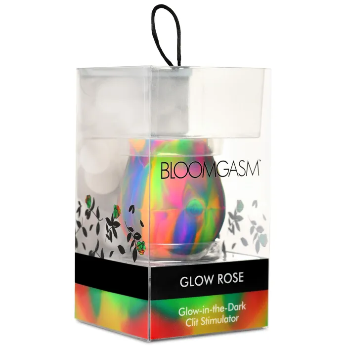 XR Brands Female Sex Toys Glow Rose GlowintheDark Clitoral Stimulator